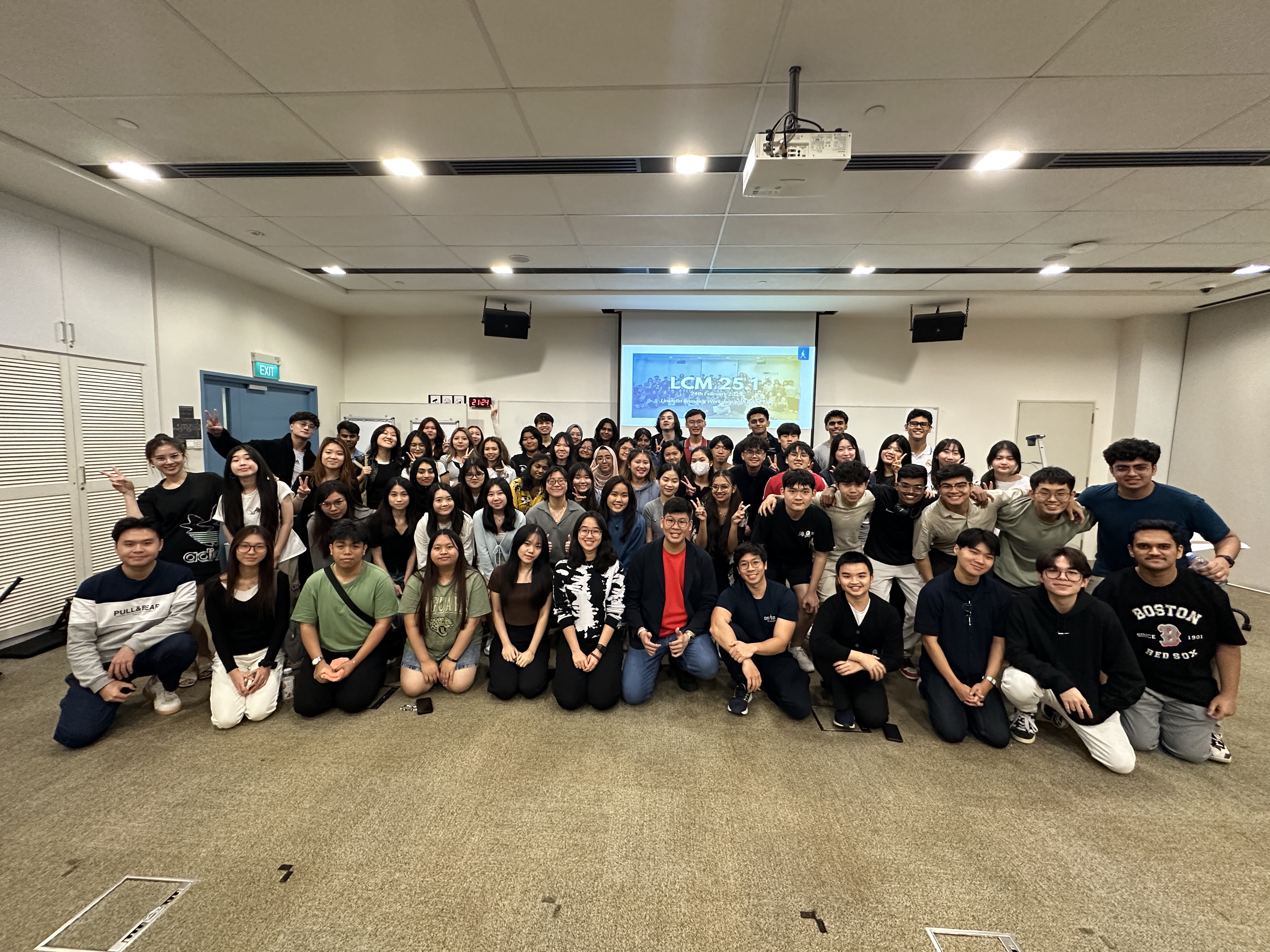 Brent with 150 students at SIM AIESEC workshop