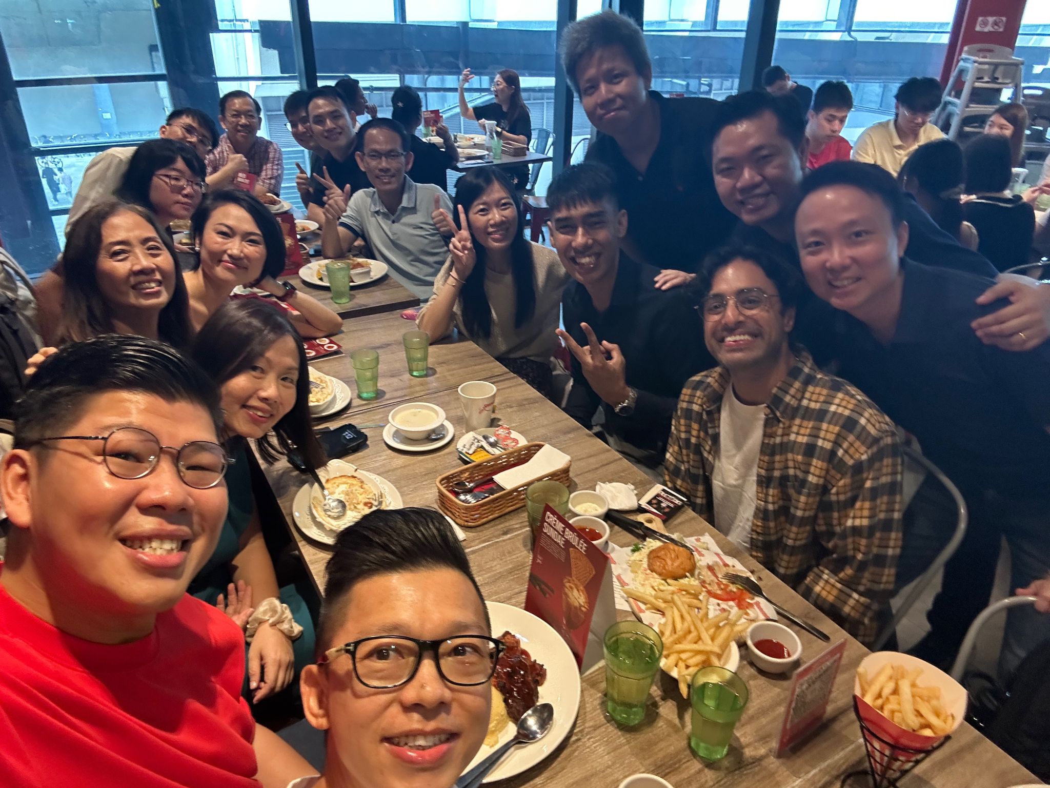 FounderTable community lunch at Swensen's